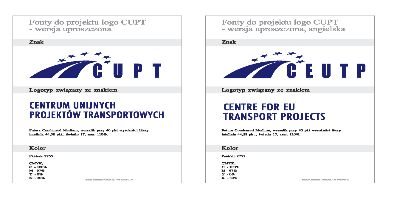 I. Logotyp CUPT 1.
