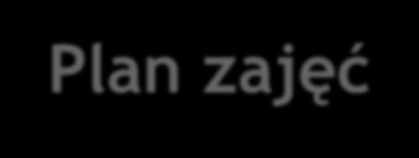 Plan zajęć Czerwiec 10 16, 2013 Harmonogram Poniedziałek Wtorek Środa Czwartek Piętek 16 00 19 00 przyjazd, zakwaterowanie 19 30 zebranie informacyjne 9 00 13 00 zajęcia 15 00 > zajęcia 9 00 13 00