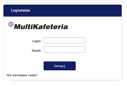 Dostęp do portalu MultiKafeteria Po zalogowaniu się rekomendujemy zapisanie strony w katalogu Ulubione przeglądarki Podczas kolejnych logowań: Podczas kolejnego logowania Pracownicy posługują się