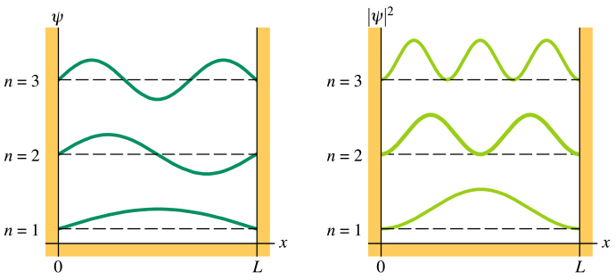 Cząstka w studni potencjału -wnioski np Funkcja falowa : n sin( x) L L