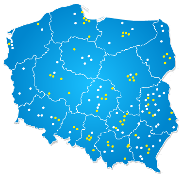 Rysunek 4. Mapa polskich klastrów Klaster Inicjatywa klastrowa Źródło: Mapa polskich klastrów, http://www.pi.gov.