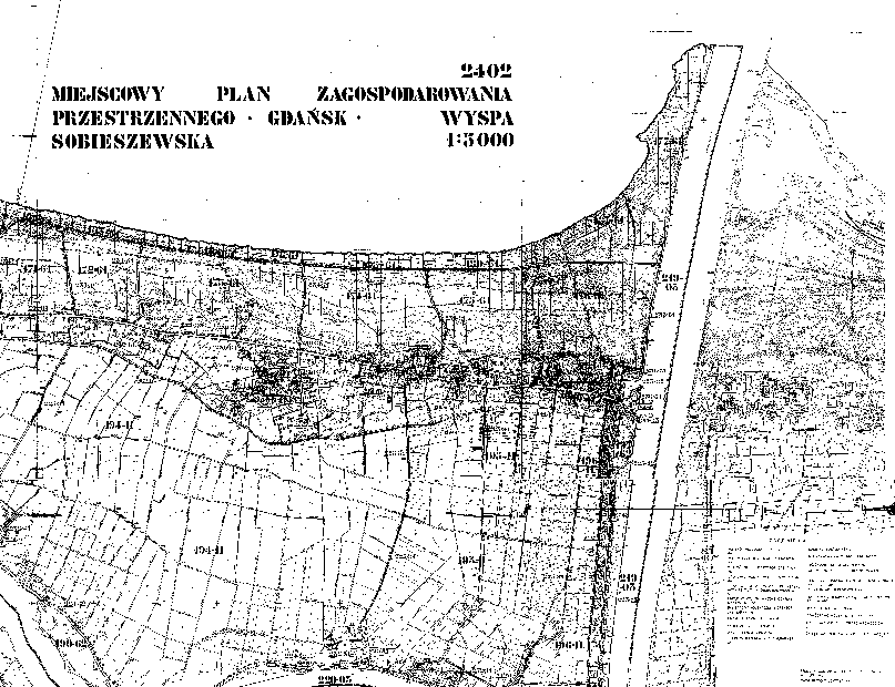 Plan ten w swej części graficznej był wykonany tzw.