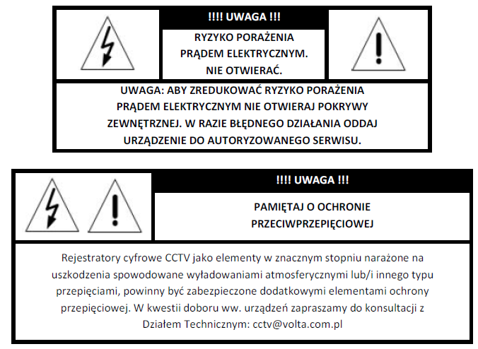 2. Informacje ogólne i ostrzeżenia Zanim przystąpisz do użytkowania urządzenia, przeczytaj całą instrukcję oraz zwróć uwagę na zawarte w niej ostrzeżenia.