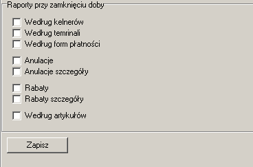 7.5. Zamykanie doby Opcja zamknięcia doby wykonywana w programie NextPOS powoduje podsumowanie i zapisanie danych sprzedaży z danego dnia.