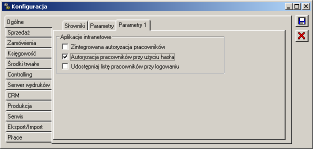 UWAGA: JeŜeli parametr zostanie wyłączony w momencie, gdy procesy są uruchomione, będzie moŝliwe wykonanie bieŝącej akcji, jenak jej wykonanie nie spowoduje przejścia do następnego etapu (zadania)