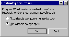 Modyfikacja stylu Spis treści 1 Po wykonaniu tych ustawień Word wygeneruje spis treści wprowadzając automatycznie numery stron i znaki wiodące: Ćwiczenie 1... 7 Interfejs programu Word... 7 Ćwiczenie 2.