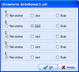 3. Zestawienia specjalistyczne Pole Liczba dni ograniczenie zestawienia do zwolnień trwających przez podaną liczbę dni, Pole Okres ograniczenie zestawienia do zwolnień trwających przez okres czasu