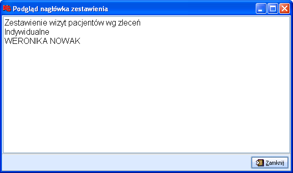 2. Zestawienia Przycisk F2 Nowy umożliwia dodanie nowego profilu o nazwie Profil z kolejnym numerem (nazwę profilu można zmienić w polu Nazwa profilu ).