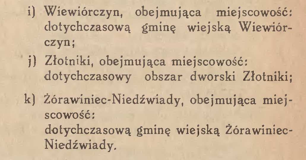 Podział gmin Rogowo na gromady (sołectwa)