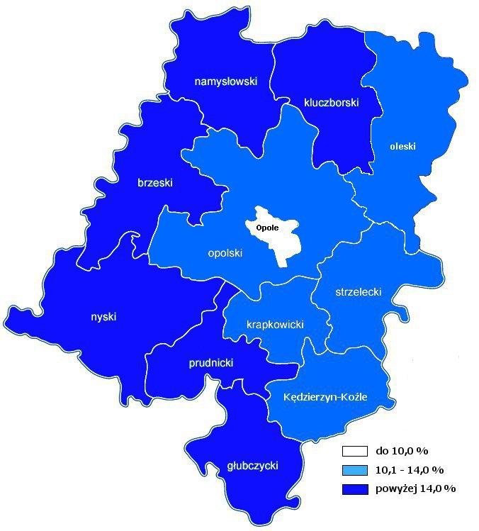 11 w innych regionach w Polsce, przy jednoczesnej specyfice zagranicznych migracji zarobkowych i bardziej zauważalnego niż w innych województwach zjawiska depopulacji. 16 Wykres 3.