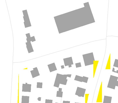 PROGRAM OCHRONY ŚRODOWISKA PRZED HAŁASEM DLA GORZOWA WIELKOPOLSKIEGO MAPA ROZKŁADU PRZEKROCZEŃ WSKAŹNIKA L DWN Źródło przekroczeń : ulica Stefana Czarnieckiego PRZED ZASTOSOWANIEM DZIAŁAŃ PROGRAMU