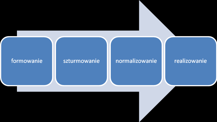 4. brak umiejętności porozumienia się z innymi, 5. brak orientacji w kwestiach ważnych dla grupy 5.