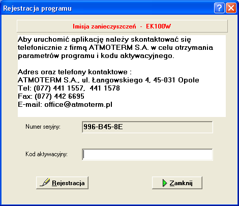 9 EK100w - Instrukcja użytkownika Po wprowadzeniu nazwy użytkownika (maks. 38 znaków) naciśnij przycisk Otwórz.