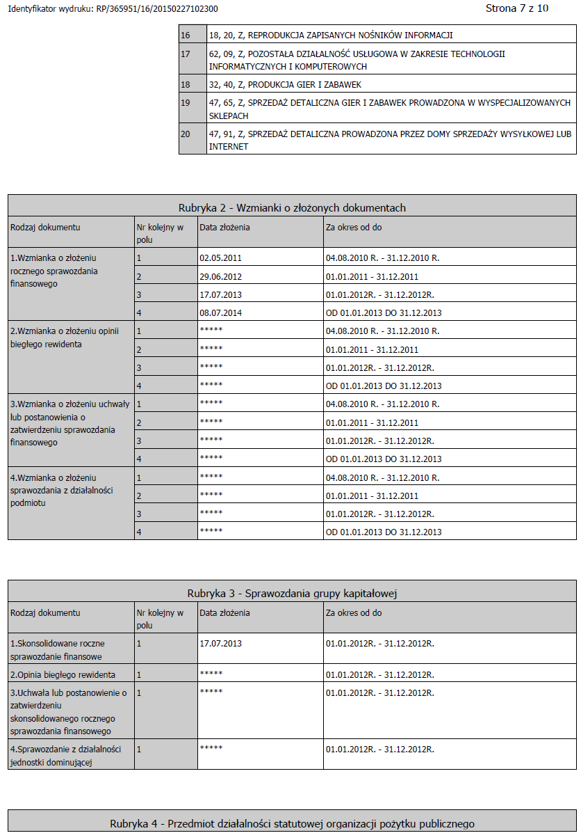 Dokument Informacyjny