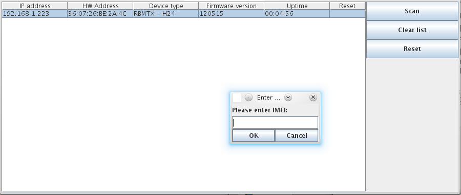 7.5 Eltronika Device Manager Eltronika Device Manager to program pozwalający na wyszukiwanie modemów ELT w lokalnej sieci komputerowej (LAN).