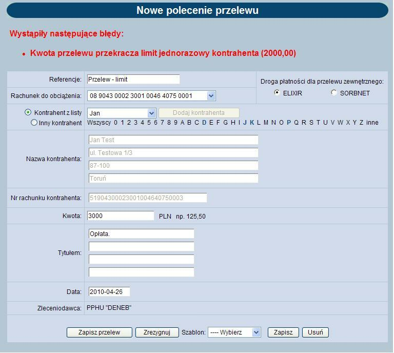 Rozdział 11 Kontrahenci 11.4.