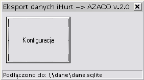 Przygotowanie środowiska Do prawidłowej instalacji należy założyć folder AZACOEksport w następującej ścieżce: c:\program Files\Kolporter INFO SA\INSIGNUM\AZACOEksport i umieścić w nim odpowiednie