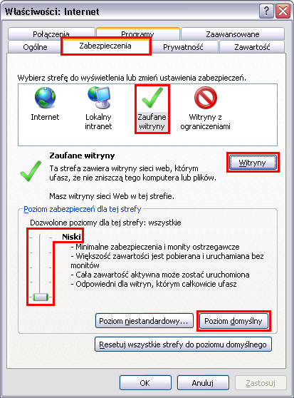 3. Konfiguracja 3.1 Internet Explorer CitiDirect działa prawidłowo przy domyślnych ustawieniach opcji internetowych.