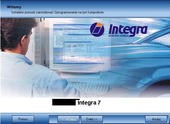 3 Instalacja Wersja instalacyjna programu Integra 7 znajduje się na płycie CD-ROM. Po włożeniu płyty do napędu nastąpi automatyczne uruchomienie programu instalacyjnego.