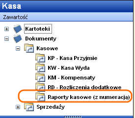 9.6 Raporty kasowe System Integra 7 udostępnia użytkownikowi następujące raporty związane z kasą: Raporty dostępne z menu głównego (Rys. 9-18): Rys.