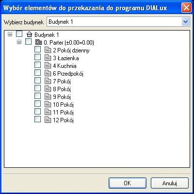 Po kliknięciu przycisku Oświetlenie otrzymamy: Rys. 21.