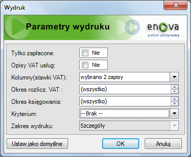 Przegląd Ewidencji VAT Ewidencja dokumentów VAT jest to lista wszystkich dokumentów VAT, które są tworzone na bieżąco z dokumentów zakupu i sprzedaży wprowadzanych do Ewidencji dokumentów i