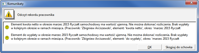 Podręcznik użytkownika Sage Symfonia Kadry i Płace 73 Gdy sposób ustalania liczby dni ustawiony jest, jako Cały miesiąc wtedy program przyjmuje, że są to wszystkie dni w miesiącu, w których pracownik