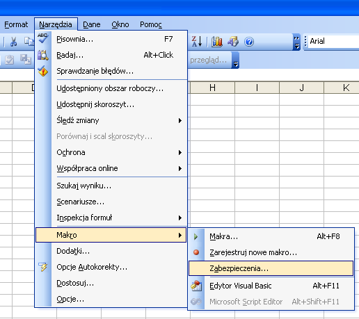 Podstawowe informacje dotyczące wypełniania Formularza PEFS 2007 Jak już wcześniej zaznaczono Formularz PEFS 2007 można uruchamiać wyłącznie w aplikacji MS Excel w wersji 97 i