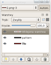 pod istą w arstw. Usuw am y w arstw ę "Tło" k opia. tak, ab y została ty ko W yb i ram y narzędzi "Z aznaczani sąsiadujących ob szarów (Z )". Ustaw iam y próg na 15 i "Z aok rąg aj k raw ędzi " na 5.