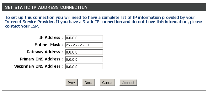 Username / Password Connection (L2TP) Po wybraniu opcji Username / Password Connection (L2TP) zostanie wyświetlona następująca strona: Wybierz jedną z dwóch opcji: Dynamiczny adres IP (Dynamic IP)