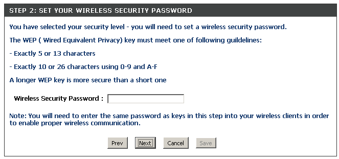 Po kliknięciu przycisku Kreator ustawień sieci bezprzewodowej (Wireless Network Setup Wizard) zostanie uruchomiony kreator, który w kilku krokach pomoże Ci skonfigurować sieć bezprzewodową.