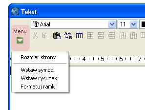 Rysowanie i wstawianie tabel Mimo dużych możliwości edytowania tekstów, wstawiania symboli czy obrazów myślę, że najczęstszym zastosowaniem edytora RTF jest wstawianie tabel.