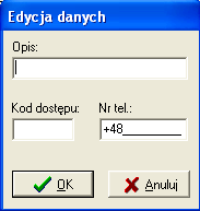 2. Wybrać terminal z listy: 3. Nacisnąć przycisk Poł cz. Program informuje instalatora, które operacje zostały zrealizowane zaznaczając je kolorem zielonym.