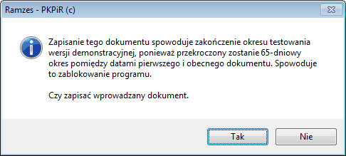 Uruchomienie programu 15 Parametry można również modyfikować w programie. Należy mieć na uwadze, że nie wszystkie zmiany mogą być odwracalne (np.