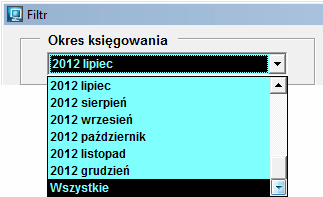 Ewidencja Dokumentów 69 Podczas księgowania kolejne dokumenty otrzymuja numer księgowy (w księdze), który jest prezentowany w kolumnie Lp.