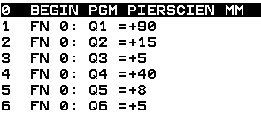 MECHANIK NR 3/2015 181 Oprócz możliwości parametryzacji procesu wytwarzania za pomocą parametrów użytych w strukturze cykli, TNC620 daje inne możliwości parametryzacji struktury programu obróbkowego.