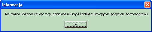 00 w poniedziałek do 6.00 dnia następnego. W takim przypadku wprowadzamy godziny pracy w poniedziałek od 22.00 do 24.00 oraz we wtorek od 00.00 do 6.00. Podczas tworzenia harmonogramu godzin pracy program sprawdza poprawność wprowadzanych danych.