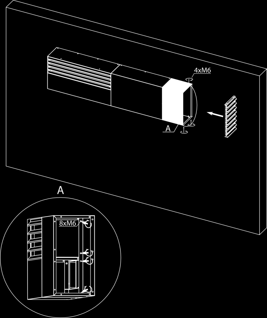 Install OxE expander. Max. number of OxE expanders is 4 pcs. Za montować przedłużenie OxE.