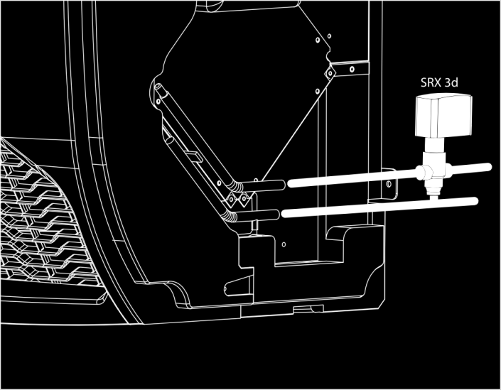 3.2. Water connection Podłączenie instalacji hydraulicznej Regards OXeN X2-W-1.2-V. The connection should be executed in a way which does not induce stresses.