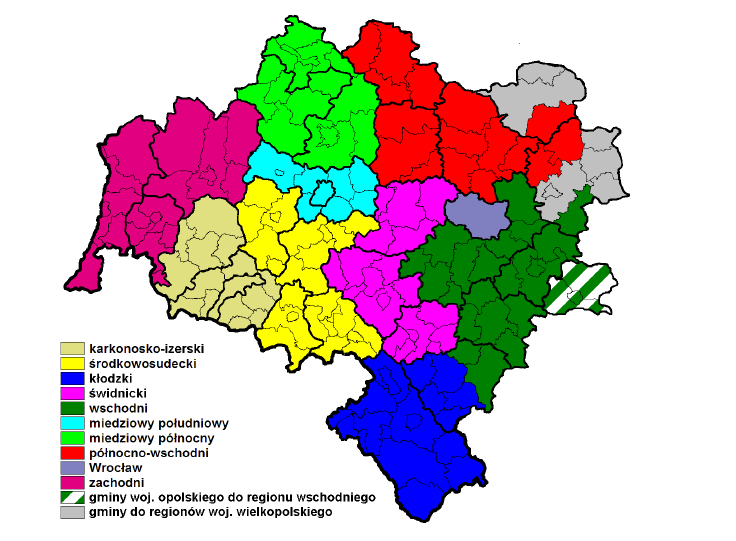 Do wdroŝenia wybrano wariant 3 rozwiązań technologicznych jako system gospodarki odpadami na terenie miasta Zawidów 7.6.3.1 Charakterystyka Proponowanego Zakładu Zagospodarowania Odpadów Województwo Dolnośląskie podzielono na 10 regionów gospodarki odpadami.