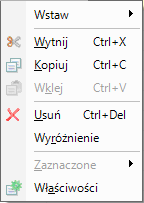 GŁÓWNE PASKI PROGRAMU Menu robocze Pasek stanu otwieranie nowego kosztorysu otwieranie istniejącego kosztorysu