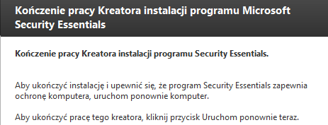 Instrukcja krok po kroku Centrum akcji program antywirusowy.