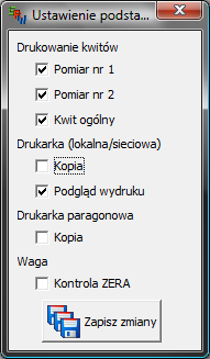 Ilość bitów danych 8 bit, Ilość bitów stop 1 bit, Kontrola parzystość brak. Kolejna zakładka odpowiada za dane firmy użytkującej program SRW. Jak widać nazwa firmy nie podlega edycji.