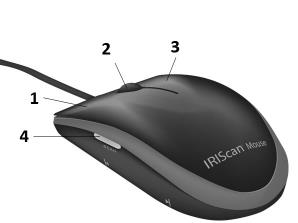 1. Wstęp IRIScan TM Mouse to myszka i skaner w jednym urządzeniu. Dzięki funkcji skanowania możesz skanować dokumenty, przesuwając po nich myszką. Zeskanowane obrazy można zapisać na kilka sposobów.