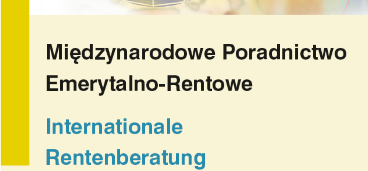 MATERIAŁ INFORMACYJNY STRONA 5 Międzynarodowe poradnictwo emerytalno-rentowe Jak co roku w kwietniu, wałbrzyski oddział ZUS organizuje w Zgorzelcu dzień konsultacji w zakresie emerytur i rent.