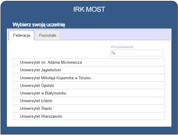 Federacyjne zarządzanie tożsamością MOST Program Mobilności Studentów Program Mobilności Studentów MOST jest formą studiowania, prowadzoną od ponad dziesięciu lat przez uczelnie strony Porozumienia