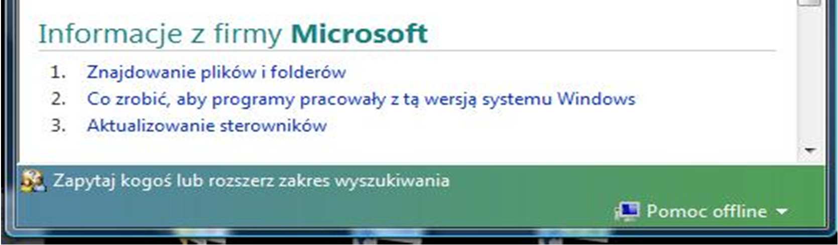 2.1.1.3 Zamykanie aplikacji w przypadku zawieszenia pracy programu. Ustawiamy kursor myszy na pasku zadań i naciskamy prawy przycisk myszy. Z podręcznego menu wybieramy Menedżera zadań.