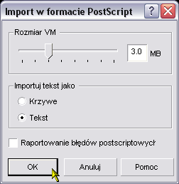 Rys. 85 Rys. 84 Aby wczytać pliki produkcyjne naszej płytki drukowanej zapisane w formacie Postscrpit do programu Corel Draw w programie Corel Draw klikamy ikonkę Otwórz.