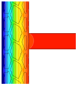 Passivhaus Institut System budowlany HOTBLOK dla domów pasywnych Strona 48 Graficzne przedstawienie wyników dla (HB_07_AW-IW): Materiał λ W/(mK) Wymiary mm Tynk