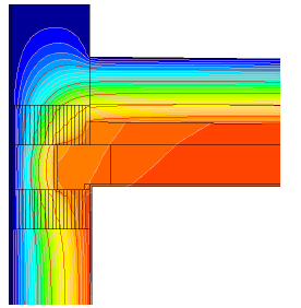 Passivhaus System budowlany Institut HOTBLOK dla domów pasywnych Strona 57 Graficzne przedstawienie wyników dla (HB_06_AW-FD_ATT): Materiał λ W/(mK) Wymiary mm Tynk zewnętrzny 0.